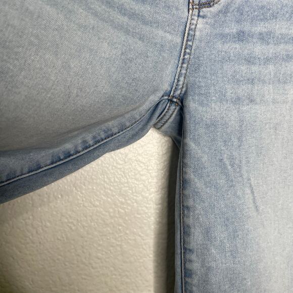 American Eagle Womens Size 4 Hi Rise Jeggings Light Wash Skinny Leg Next Level - Picture 11 of 14